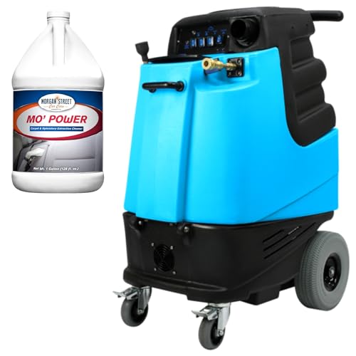 Mytee 1001DX-200 Speedster Deluxe Heated Carpet Extractor with 220 PSI Dual Vacuum + BULK Carpet Extractor Cleaner (Makes 128 Gallons) – Professional Carpet & Upholstery Cleaning Bundle
