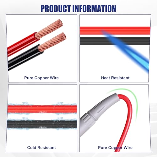 Professional Multimeter Test Leads 1000V 20A, 40.5 Inch, Ultra-Sharp Gold-Plated Test Probes, Volt Meter Leads, Silicone Meter Leads for Fluke, AstroAI, Klein Multimeter and Automotive Testing