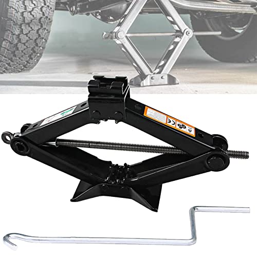 1 Pack Car Scissor Jack for Honda Civic/Accord/CR-V/Element/Odyssey/Pilot, 2 Tons 4409 Lbs Capacity Heavy Duty Scissor Car Jack with Crank Handle, Heavy Lifting Jack, Tire Repair and Replacement Tools - size: 2 Ton Scissor jack (1 pack)