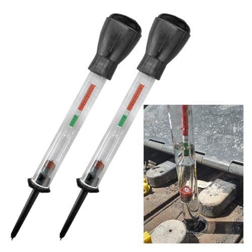 Car Battery Density Tester, Precision Automotive Batteries Electrolyte Hydrometer, Vehicle Batteries Fast Detection and Repairing Tool for Golf Cart, Deep Cycle Battery (2PCS) - size: 2PCS