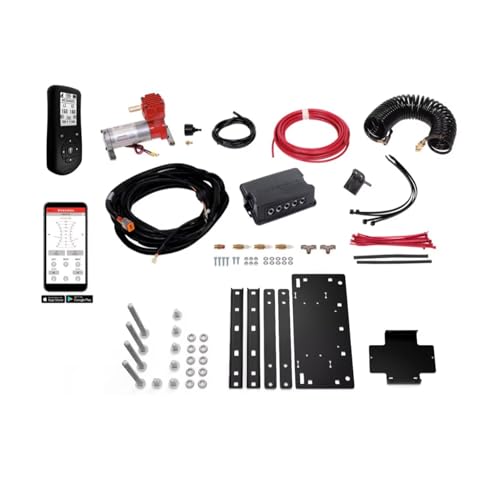 TrendsAuto Firestone Airide Red Label Air Springs Rear Kit & Air Command Heavy Compressor with Dual Wireless App and Remote fits 2020-2026 4500HD 5500HD Cab-Chassis | TrendsAuto Decal - size: Dual Path