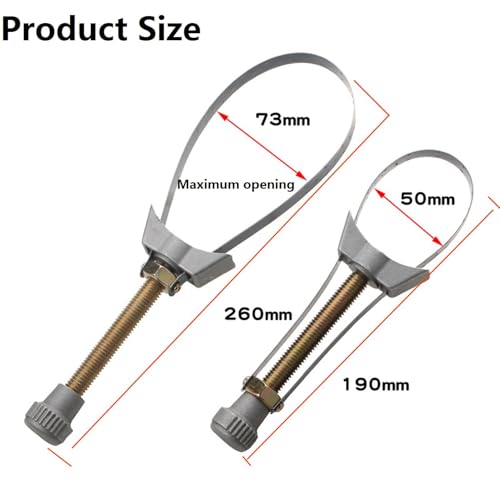 Adjustable Oil Filter Removal Strap Wrenchs Tool, 2025 New Strap Wrenchs Heavy Duty Oil Filter Tool, 2 In 1 Universal Multifunctional Oil Filter Removal Too For Car, Truck, Excavators
