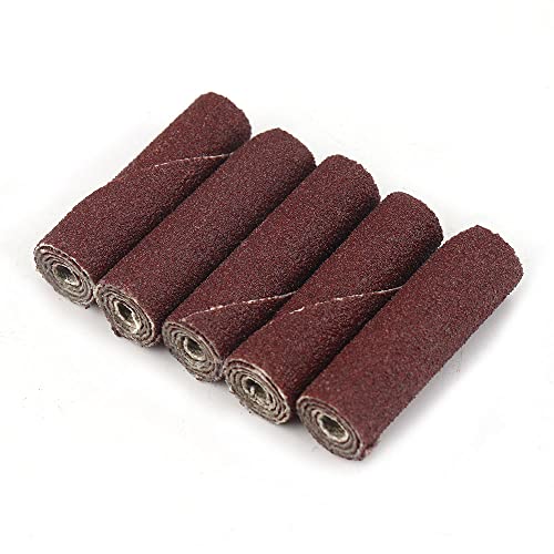 SI FANG Mini Sanding Engine Port and Polish Kit 1-1/2'' 120 Grit, Cylinder Head Abrasive Sandpaper Porting & Polishing Cartridge Roll Tool, for Metal Aluminum Cast Iron Sanding Rust Removal (5Pcs) - style: 120# 1-1/2''(Cylinder)