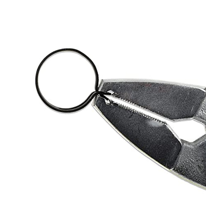 IAG Multi-Directional Hose Clamp Pliers, Fuel Line & Radiator Hose Tool | Swivel jaws reach clamps from any angle, made for spring & constant tension clamps, fuel/coolant/radiator hoses, no slip
