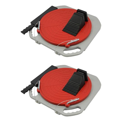 2-Piece Wheel Alignment Turn Plates, 360° Rotating Alignment Tool 3-Ton Capacity Per Plate with 0-50° Scale, Heavy Duty Alignment Plates for Toe Camber Adjustment, Professional & DIY Use