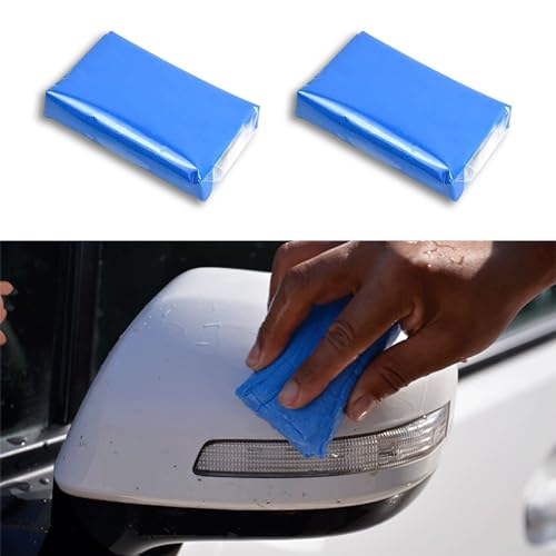 2PCS Car Clay Bar, Auto Detailing Magic Clay Bar Cleaner, Premium Grade Clay Bars, Auto Clean Wash Bars with Washing and Adsorption Capacity, Car Accessories Clay Bar for Cleaning Car (2PCS)