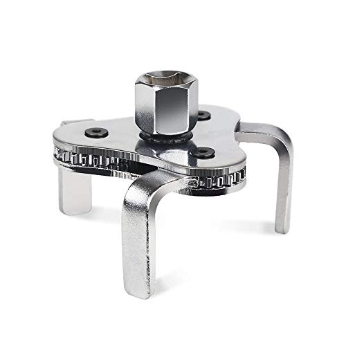 Universal Adjustable Oil Filter Wrench From 2-1/2 inch to 4.5 inch Oil Filter Wrench Tool Set With 3 Jaw