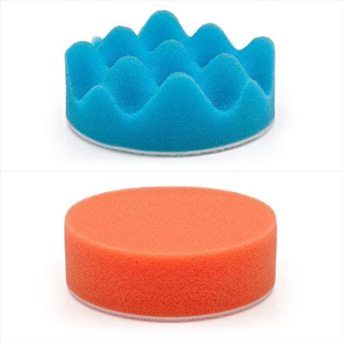 3 Inch Buffing and Polishing Pads Kit 11PCS Buffing Pads with Drill Adapter Foam Polisher Pad for Car Waxing - size: 3Inch-11PCS