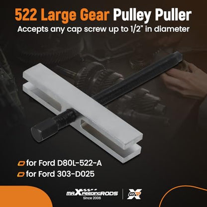 maXpeedingrods 522 Large Gear and Pulley Puller for Ford D80L-522-A 303-D025