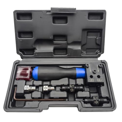 Brake Line Flaring Tool Kit, 3/16 in and 1/4 in Double Flaring Tool | Flare Tool for Vehicle Brake & Hydraulic Lines