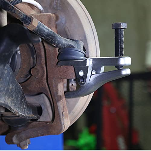 OEMTOOLS 26553 Ball Joint Separator, Adjustable Ball Joint Removal Tool for Various Sizes, Steel Construction Balljoint Separator with Black Oxide Pins, Ideal Ball Joint Tool