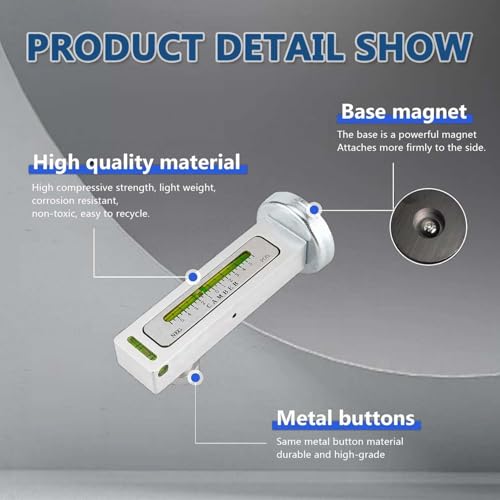 Universal Adjustable Magnetic Gauge Tool Camber Gauge Wheel Alignment Tool Wheel Balancer Camber Castor Strut Alignment Pillar for Car Truck RV Auto Tire Repair Automotive Automotive Specialty Tools