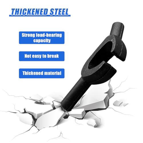 Craedli Universal Tire Bead Clamp Drop Center Tool, Manual Heavy Duty Steel Tire Changer Bead Breaker Rim Clamp Wheel Changing Helper for Car Truck Motorcycle (Black)