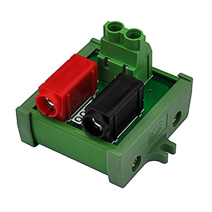 Banana Jack Breakout Board Module (1x2 Positions, Screw Mount) - size: 1x2 Positions, style: Screw Mount