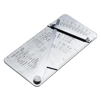 HFS(R) Pipe Pit Welding Gauge Gage Test Ulnar Welder Inspection 0 to 1/2" in 1/64" & .020 Increments - size: Pipe Pit