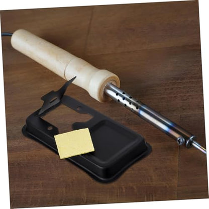 Electronics Soldering Iron Stand with - Metal Holder and Sponge for Projects for Hobbyists and Professionals Electronics Repair and Workshops