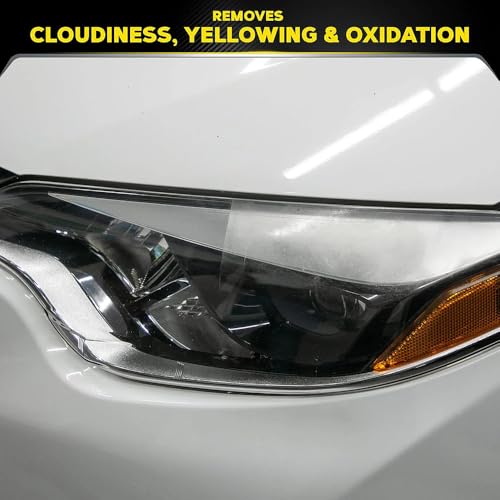 Meguiar's PlastX Clear Plastic Polish, Headlight Restoration Polish, Plastic Cleaner & Scratch Remover, Restores Clarity, Removes Yellowing, Oxidation & Cloudiness, 10 Oz (Pack of 6) - size: 6 Pack