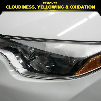 Meguiar's PlastX Clear Plastic Polish, Headlight Restoration Polish, Plastic Cleaner & Scratch Remover, Restores Clarity, Removes Yellowing, Oxidation & Cloudiness, 10 Oz (Pack of 6) - size: 6 Pack