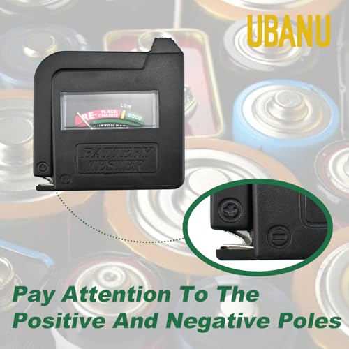 1Pc BT-860 Universal Small Battery Volt Tester Checke | High Accuracy Portable Digital Battery Capacity Monitor for AA AAA C D 9V 1.5V Batteries