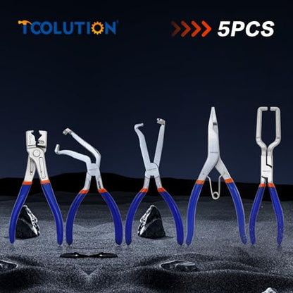 5pcs Electrical Disconnect Plier Set - color: 5pcs Set