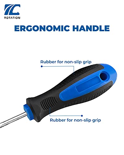 ROTATION Precision Hook and Pick Set for Automotive | 4-Piece Hand Tools - color: Blue