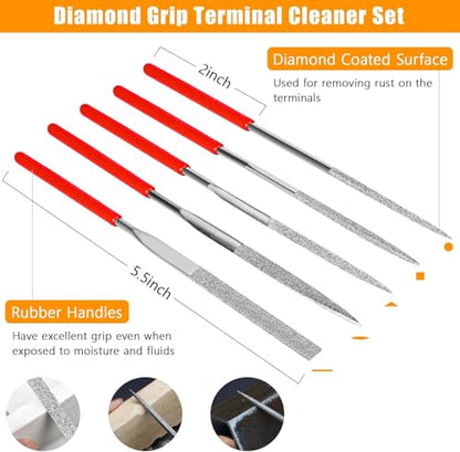 Terminal Removal Kit 96 Pcs - Electrical Connector Pin Extractor Set for Automotive, Car, Household Devices - Depinning and Wire Terminal Release Tools - color: 96 PCS