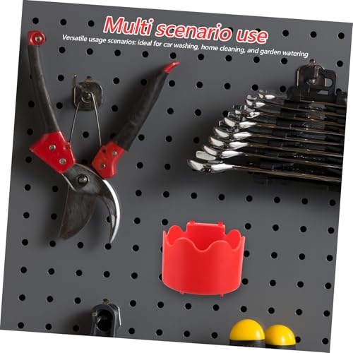LIOOBO Wall-Mounted Polisher Holder Plastic Storage Rack for Car Detailing Efficient Organizer for Garage and Outdoor Use for Detailing Tools and Accessories