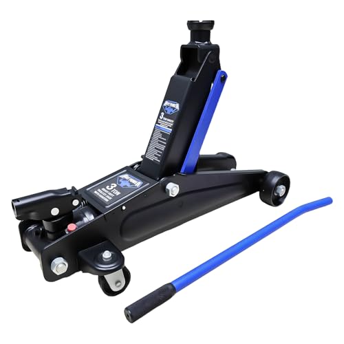 ANTPOWER 3 Ton (6,600 lbs) Floor Jack, Low Type, Suitable for Sports Multi-Purpose Vehicles with Wheels for Secure Lifting,Fast Lift Floor Jack,Providing Stable Support for Various Cars (3 Ton) - color: 3.0T