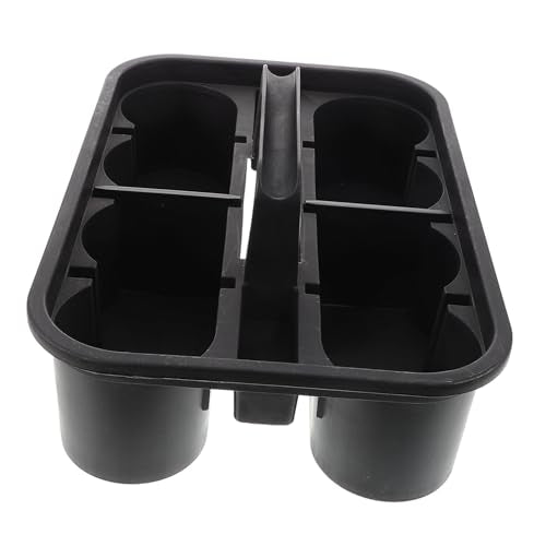 PRETYZOOM Car Detailing Kit Storage Basket Thick Plastic Tool Organizer Handle for Interior Cleaning Professional Rolling Cleaning