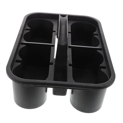 PRETYZOOM Car Detailing Kit Storage Basket Thick Plastic Tool Organizer Handle for Interior Cleaning Professional Rolling Cleaning