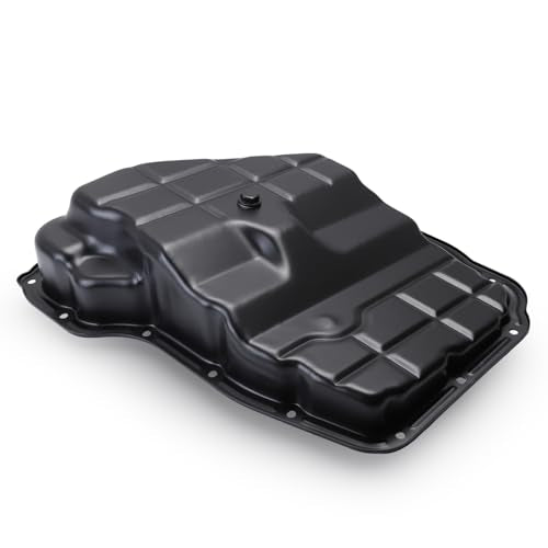 Oil Pan w/Drain Plug, Transmission Oil Pan for 65RFE 68RFE 545RFE | for Dodge Dakota/Durango 2010-2013, for Ram 1500/2500/3500/Dakota 2011-2018, for Jeep Commander/Grand Cherokee 10-13 - size: for Ram 1500/2500/3500/Dakota 2011-2018