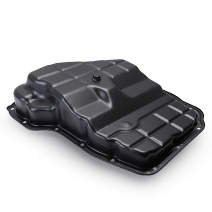 Oil Pan w/Drain Plug, Transmission Oil Pan for 65RFE 68RFE 545RFE | for Dodge Dakota/Durango 2010-2013, for Ram 1500/2500/3500/Dakota 2011-2018, for Jeep Commander/Grand Cherokee 10-13 - size: for Ram 1500/2500/3500/Dakota 2011-2018