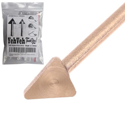 2 Pack Plastic Welding Tips for Soldering Iron Gun and Plastic Welder Soldering Station with 5.2mm Shaft Tip Hole Car Bumper Dashboard Kayak RV Water Tank Hatch Repair