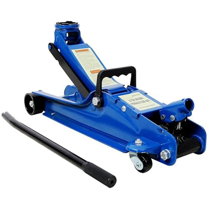 Low Profile Car Jack 4 Ton Portable Floor Hydraulic Jacks 8000 lbs | Heavy-duty steel floor jack with 4-ton capacity, low profile design, lifting range 2.5-20 inches, overload protection va - color: A1