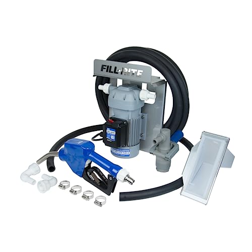 Fill-Rite DF120CAN520-RP 120V 8 GPM Diesel Exhaust Fluid (DEF) Transfer Pump w/Tote Mount Package, Automatic Nozzle, & RPV Dispense Coupler - style: 120V Tote Mount w/RPV