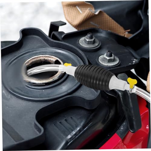 Sosoport 1Set Gas Siphon Hand Pump with Hose Kit Portable Liquid Sucker Pump for Efficient Fuel Transfer Convenient Manual Operation for Home and Automotive Use