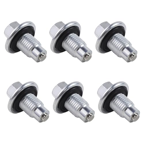 Magnetic Oil Drain Plug M14 x 1.5 mm for Ford Chevrolet GMC Jeep Honda Land Rover Chrysler Dodge Ram Jaguar Acura Mitsubishi Mazda Hyundai Kia Yamaha Triumph Audi VW Porsche Mercedes Benz