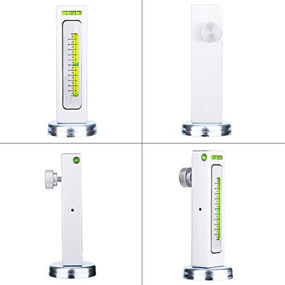 Qiilu Car Magnetic Gauge Tool Truck Camber Castor Strut Wheel Hub Alignment Universal Adjustable