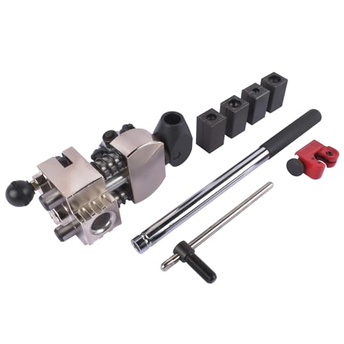 Brake Line Flaring Tool Kit 45° Degree Single Double & Bubble Brake Tubing Flares for Soft Metal of Steel and Copper Lines Suitable for Garages, Repair Shops and DIY