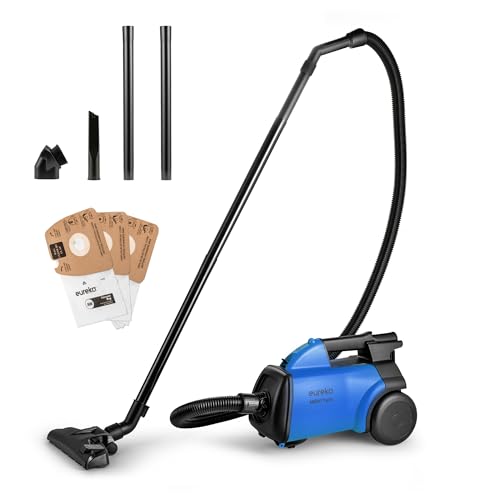 Eureka Bagged Canister Vacuum Cleaner, 3670H w/ 2bags, 3670h-blue - color: Blue, size: 3670H with 2 bags