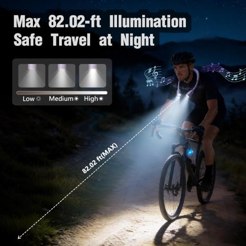 LED Reading Light with Bluetooth Speaker,Bendable Neck Light 2600mAh | Book Light,5.7oz adjustable angle,5 modes 80H+,500 lumens rechargeable,for camping hiking Knitting reading repairing,Purple - color: Purple