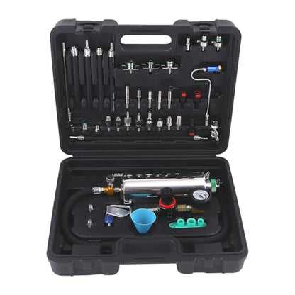 maXpeedingrods Fuel Injector Cleaner Kit, Non-dismantle Fuel Injector Cleaning Tool, Gasoline Fuel System Cleaner Tester, 800ML 140PSI Intake Valve Manifold Throttle Body Catalytic Converter Cleaner - style: 800ML