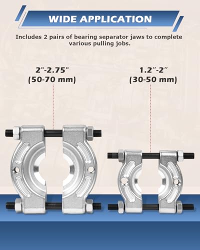 DAYUAN 52 in 1 Custom Bushing Driver Set - Bundle with - Bearing Separator Puller Set