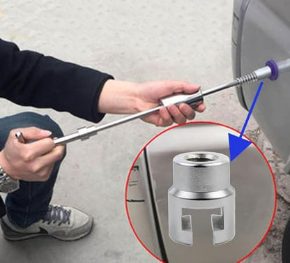 Slide Hammer Dent Puller, Dent Repair Puller Head Kit M12 PDR | Heavy-Duty Steel, For Car & Motorcycle Dents, Straight-Groove Dents Removal, No Plastic Bumpers Or Large Dents, PDR Tools - size: M12