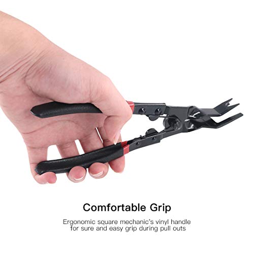 GLARKS Universal Auto Door Car Upholstery Trim Clip Removal Plier Tool Door Panel Trim Clip Removal Tool Plier for Car Door Panel