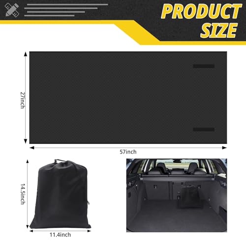 Rolling Creeper Mat, Foldable Under Car Repair Mat with Storage Bag, Portable Creeper Pad for Low Clearance, All Car Models & Terrains, Ideal for Garage/Auto Repair/Self-Driving Tour,57"X27"-1Pack