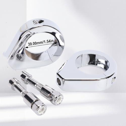 Generic 39mm Motorcycle Turn Signal Relocation Bracket, Fork Clamp for XL1200 , with Electroplated Aluminum Alloy Mount for 39mm Forks, Arm Puller Tie Rod End Removal Tool Set