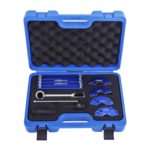 maXpeedingrods Engine Alignment Locking Timing Tool Kit for Mercedes Benz M157 M276 M278, with 4 Pcs Camshaft Adjuster Tools T60 T100 Camshaft Scoket Fuel Injector Puller, 276589014000, 278589002300 - style: 12 Pcs