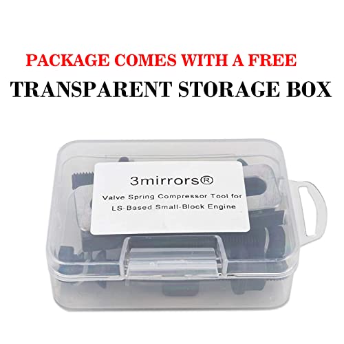 Upgrade 67605 Valve Spring Compressor Tool Higher Nut Compatible with 4.8 5.3 5.7 6.0 6.2 LS1 LS2 LS3 LS6 Chevy LSX Camaro, Corvette, Trans am, GTO, G8, CTS V, GM Trucks, w/T Mark& Storage Box