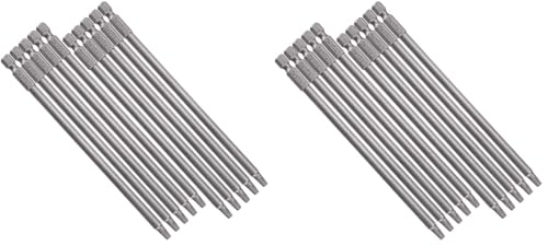 Yakamoz 10pcs 1/4-Inch Shank Long Magnetic Square Head Screwdriver Bit Set SQ2 Square Driver Bits Power Tools 5.9 Inch Length (Pack of 2) - size: SQ2 (Pack of 2)